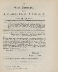 Gesetz-Sammlung für die Königlichen Preussischen Staaten, 16. Dezember 1895, nr. 45.