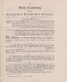 Gesetz-Sammlung für die Königlichen Preussischen Staaten, 11. Februar 1897, nr. 3.