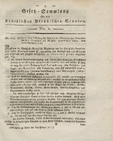 Gesetz-Sammlung für die Königlichen Preussischen Staaten, 8. Februar 1817, nr. 2.
