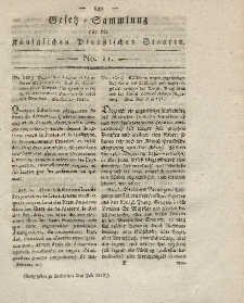 Gesetz-Sammlung für die Königlichen Preussischen Staaten, 5. Juli 1817, nr. 11.