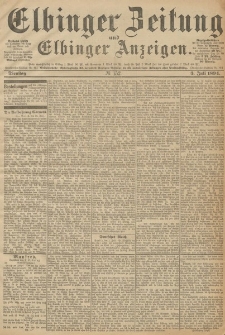 Elbinger Zeitung und Elbinger Anzeigen, Nr. 152 Dienstag 3. Juli 1894