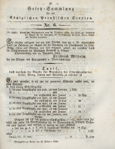 Gesetz-Sammlung für die Königlichen Preussischen Staaten, 27. Februar 1844, nr. 6.