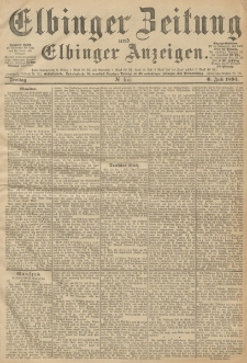 Elbinger Zeitung und Elbinger Anzeigen, Nr. 155 Freitag 6. Juli 1894
