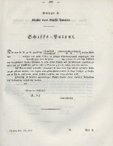 Gesetz-Sammlung für die Königlichen Preussischen Staaten (Schiffs-Patent : Anlage A-G), 1844