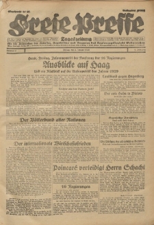 Freie Presse, Nr. 2 Freitag 3. Januar 1930 6. Jahrgang