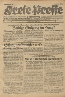 Freie Presse, Nr. 5 Dienstag 7. Januar 1930 6. Jahrgang