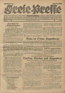 Freie Presse, Nr. 7 Donnerstag 9. Januar 1930 6. Jahrgang