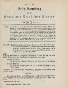 Gesetz-Sammlung für die Königlichen Preussischen Staaten, 7. März 1894, nr. 3.