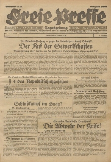 Freie Presse, Nr. 8 Freitag 10. Januar 1930 6. Jahrgang