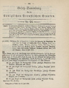 Gesetz-Sammlung für die Königlichen Preussischen Staaten, 30. Juli 1894, nr. 24.