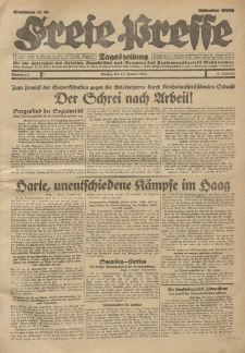 Freie Presse, Nr. 10 Montag 13. Januar 1930 6. Jahrgang