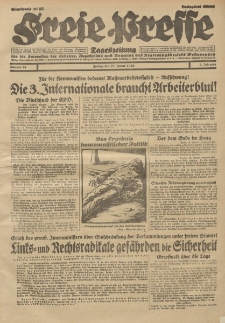 Freie Presse, Nr. 14 Freitag 17. Januar 1930 6. Jahrgang