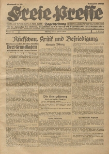 Freie Presse, Nr. 17 Dienstag 21. Januar 1930 6. Jahrgang