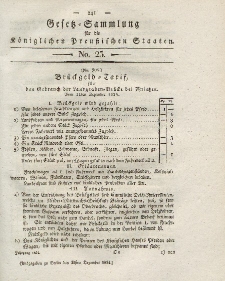 Gesetz-Sammlung für die Königlichen Preussischen Staaten, 31. Dezember 1824, nr. 25.