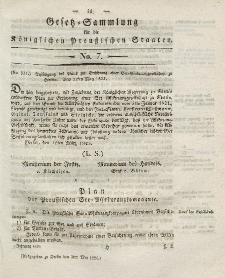 Gesetz-Sammlung für die Königlichen Preussischen Staaten, 3. Mai 1825, nr. 7.