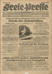Freie Presse, Nr. 18 Mittwoch 22. Januar 1930 6. Jahrgang