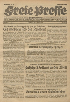 Freie Presse, Nr. 19 Donnerstag 23. Januar 1930 6. Jahrgang