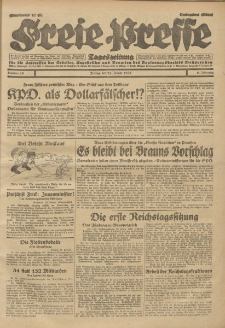 Freie Presse, Nr. 20 Freitag 24. Januar 1930 6. Jahrgang