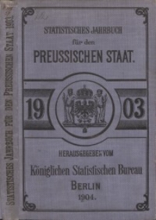 Statistisches Jahrbuch für den Preussischen Staat