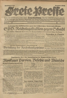 Freie Presse, Nr. 25 Donnerstag 30. Januar 1930 6. Jahrgang