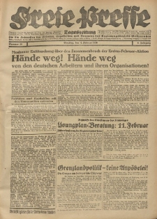 Freie Presse, Nr. 29 Dienstag 4. Februar 1930 6. Jahrgang