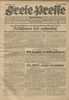 Freie Presse, Nr. 32 Freitag 7. Februar 1930 6. Jahrgang