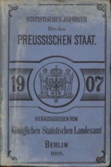 Statistisches Jahrbuch für den Preussischen Staat