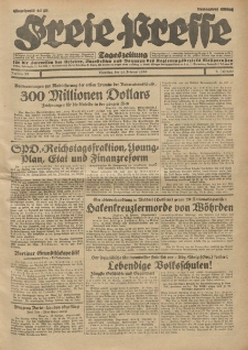 Freie Presse, Nr. 35 Dienstag 11. Februar 1930 6. Jahrgang