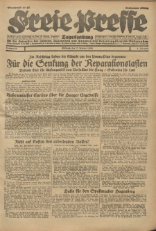 Freie Presse, Nr. 36 Mittwoch 12. Februar 1930 6. Jahrgang