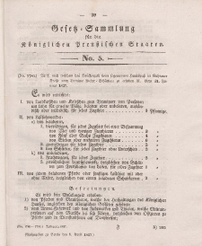Gesetz-Sammlung für die Königlichen Preussischen Staaten, 5. April 1837, nr. 5.