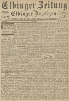 Elbinger Zeitung und Elbinger Anzeigen, Nr. 173 Freitag 27. Juli 1894