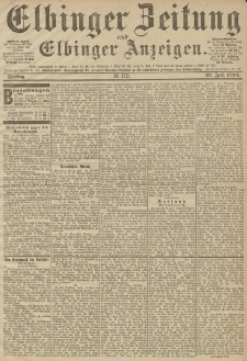 Elbinger Zeitung und Elbinger Anzeigen, Nr. 173 Freitag 27. Juli 1894