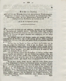 Gesetz-Sammlung für die Königlichen Preussischen Staaten (Anweisung), 1838