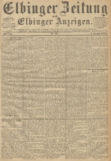 Elbinger Zeitung und Elbinger Anzeigen, Nr. 181 Sonntag 5. August 1894