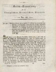 Gesetz-Sammlung für die Königlichen Preussischen Staaten, 9. Dezember 1842, nr. 26.