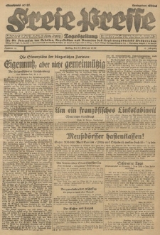 Freie Presse, Nr. 44 Freitag 21. Februar 1930 6. Jahrgang