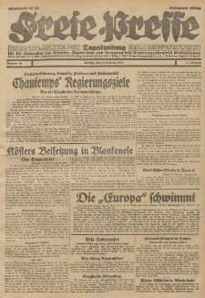 Freie Presse, Nr. 46 Montag 24. Februar 1930 6. Jahrgang