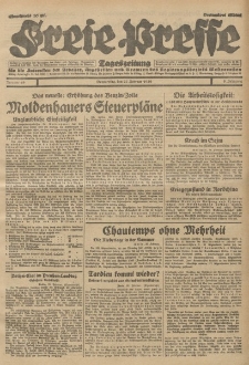 Freie Presse, Nr. 49 Donnerstag 27. Februar 1930 6. Jahrgang