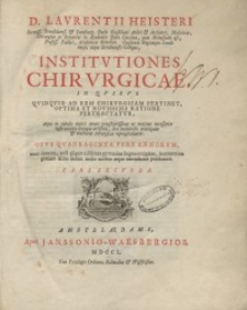 Institutiones chirurgicae,...T. 2