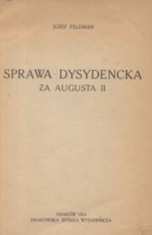 Sprawa dysydencka za Augusta II