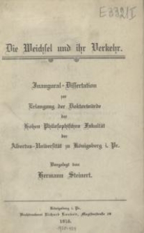 Die Weichsel und ihr Verkehr