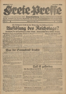 Freie Presse, Nr. 58 Montag 10. März 1930 6. Jahrgang