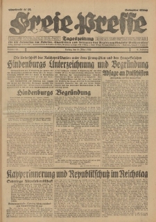 Freie Presse, Nr. 62 Freitag 14. März 1930 6. Jahrgang