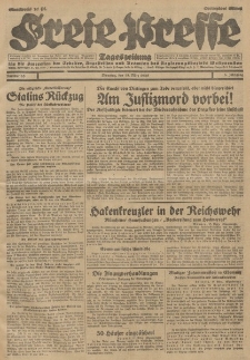 Freie Presse, Nr. 65 Dienstag 18. März 1930 6. Jahrgang