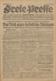 Freie Presse, Nr. 67 Donnerstag 20. März 1930 6. Jahrgang
