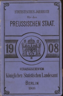Statistisches Jahrbuch für den Preussischen Staat
