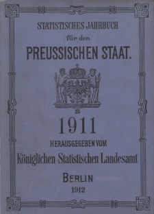 Statistisches Jahrbuch für den Preussischen Staat, 9. Jahrgang 1911