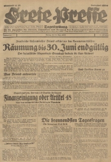 Freie Presse, Nr. 70 Montag 24. März 1930 6. Jahrgang