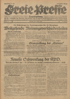 Freie Presse, Nr. 72 Mittwoch 26. März 1930 6. Jahrgang