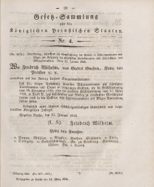 Gesetz-Sammlung für die Königlichen Preussischen Staaten, 12. März 1846, nr. 4.